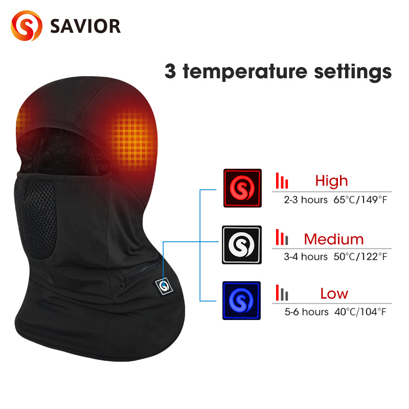 Balaclava Ski Mask - Redder Warmte Verwarming Ski Masker Met