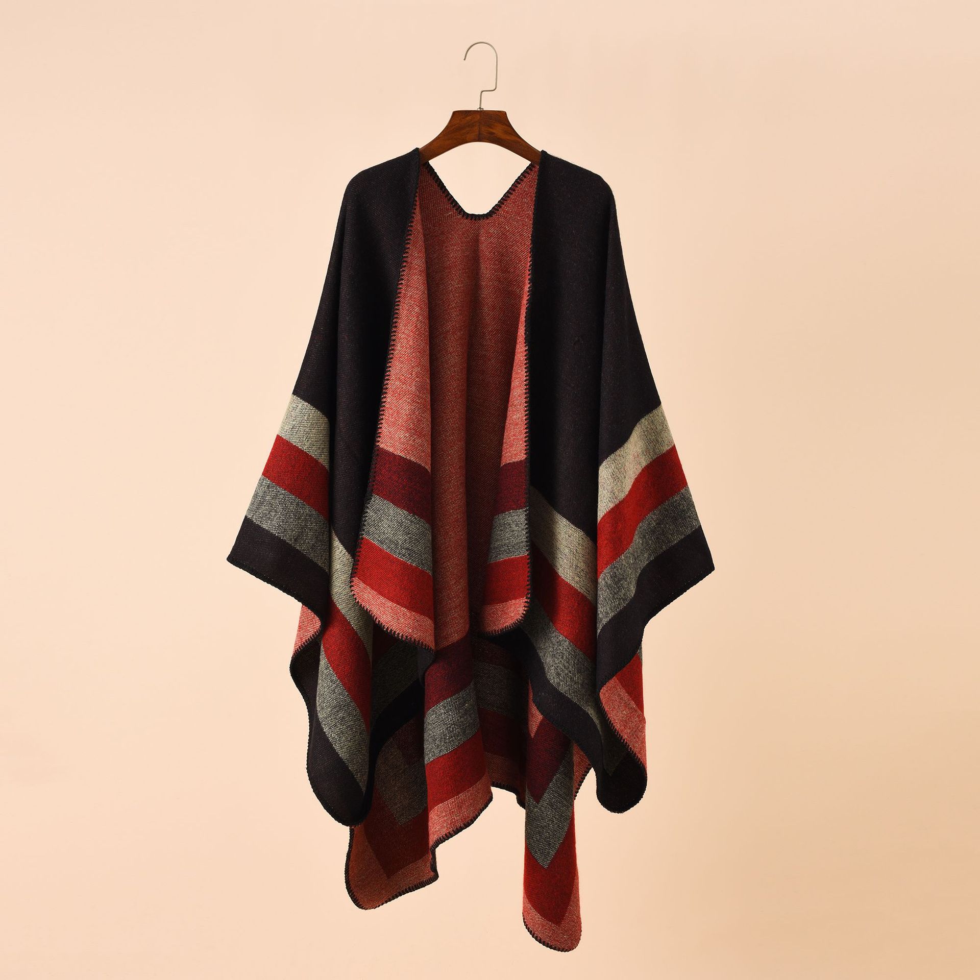 Shawl Wrap Winter - 2024 Nieuwe Mode Winter Warme Geruite