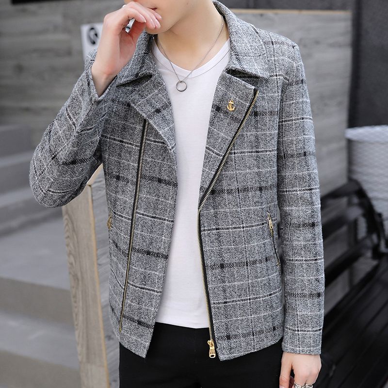 Wool Coat Peacoat - Heren korte wollen mix peacoat 2026