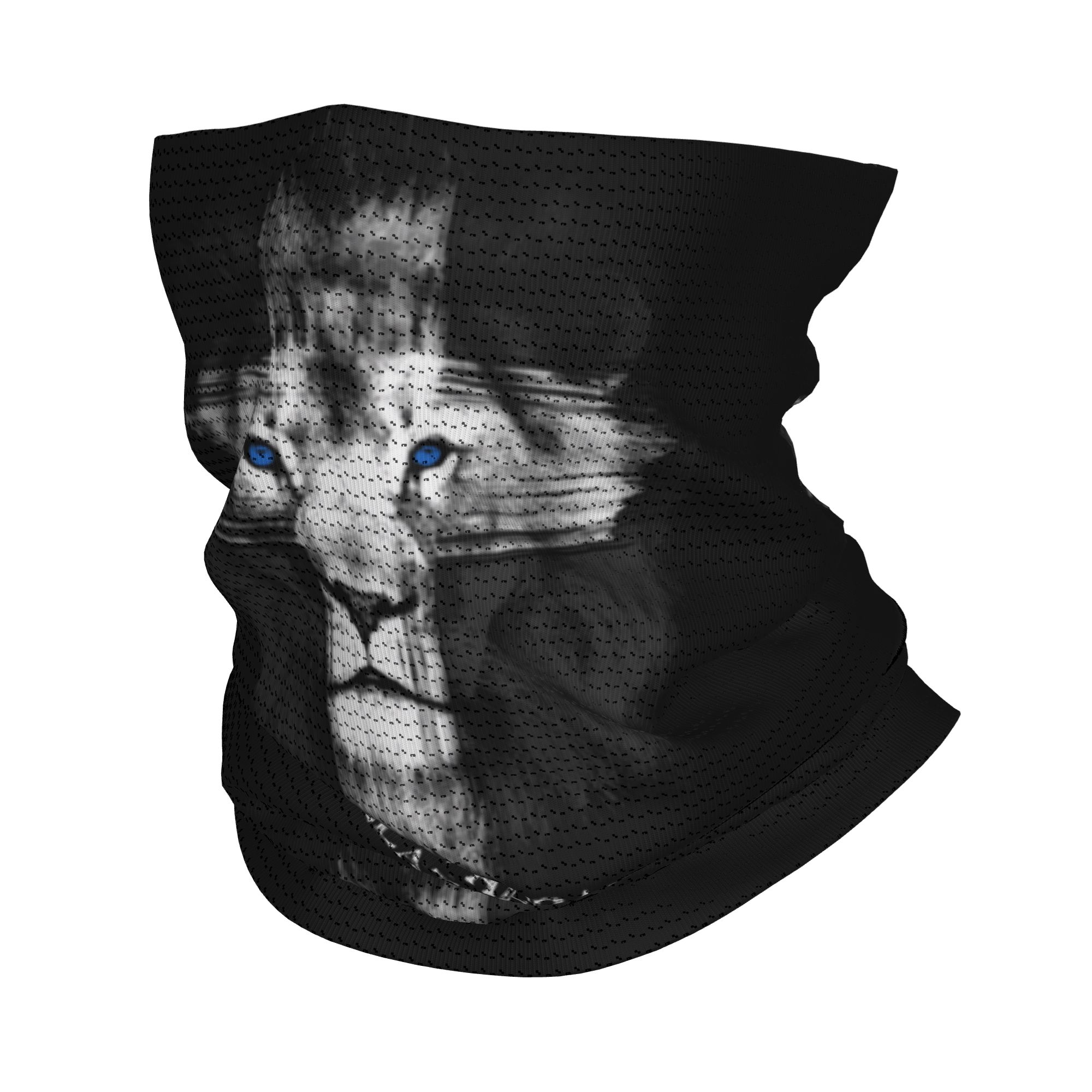 Neck Gaiter Fleece - Aangepaste coole leeuw van Juda Jezus