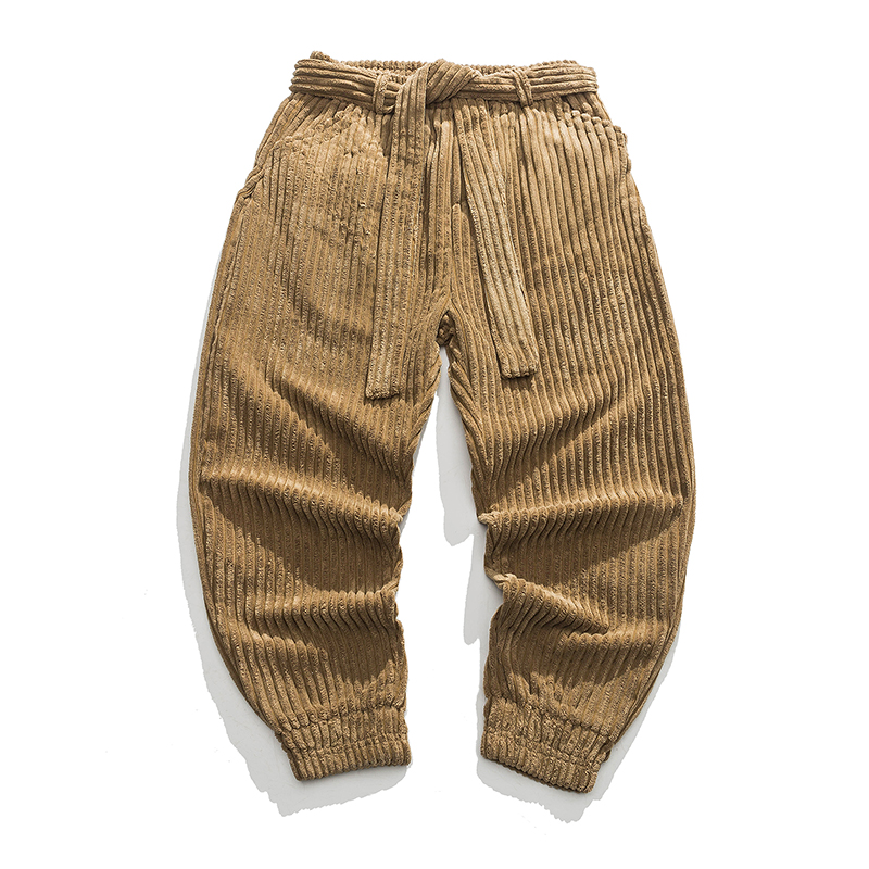 Corduroy Pant Warm - Mannen Dikke Corduroy Broek 2026 Mannen