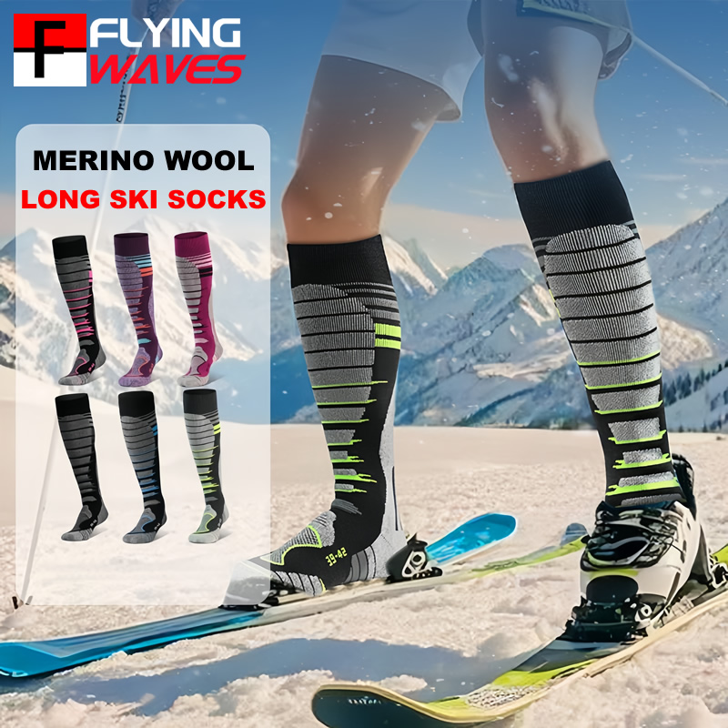 Thermal Sock Wool - Merinowollen skisokken Koud weer sokken voor