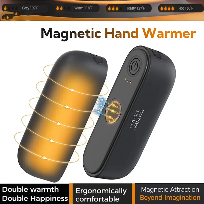 Hand Warmer Electric - 2-in-1 magnetische oplaadbare handwarmers Elektrische draagbare