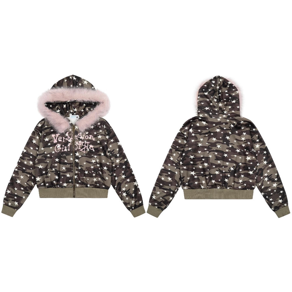 Sherpa Hoodie Fleece - Heren hoodie met rits High Street