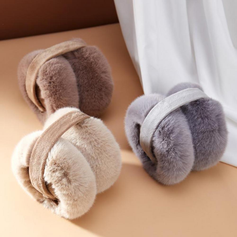 Earmuffs Foldable - Vrouwen Winter Oorbeschermers Pluche Oor Opvouwbare