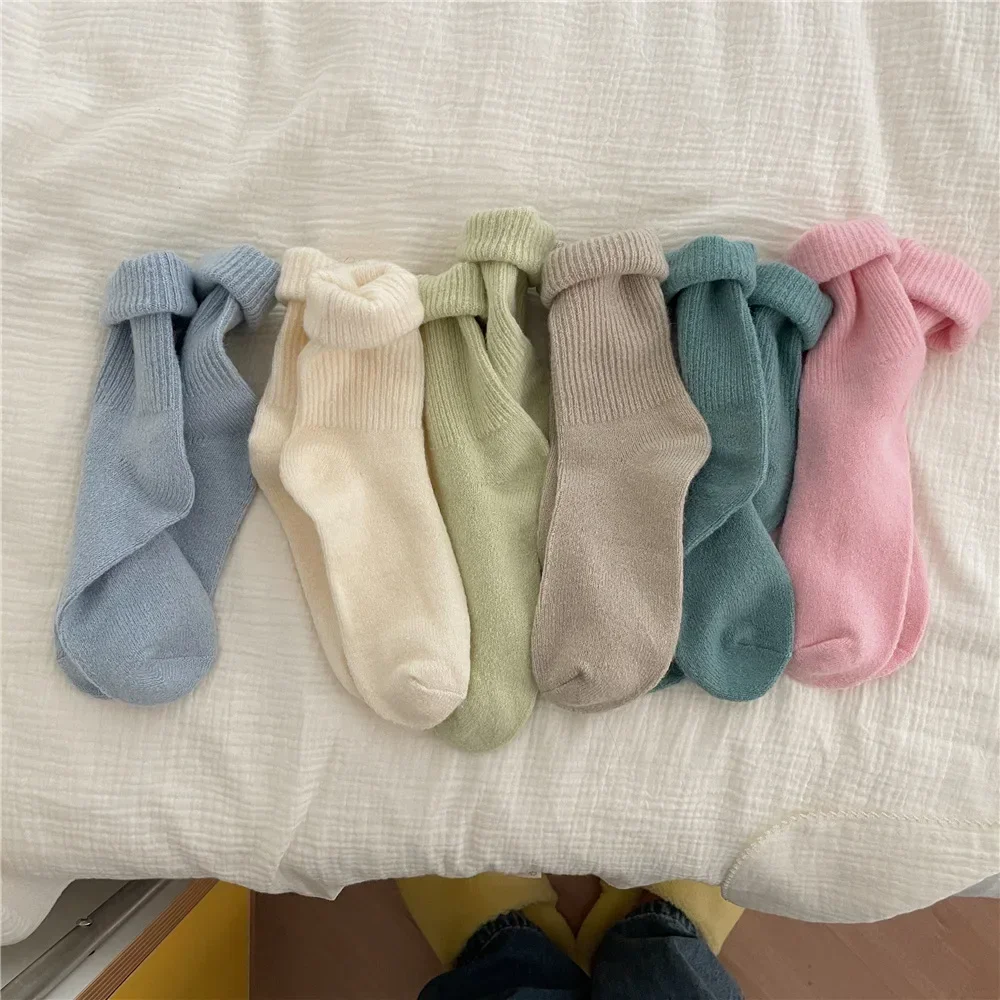 Thermal Sock Wool - Effen Kleur Vrouwen Winter Dikke Warme