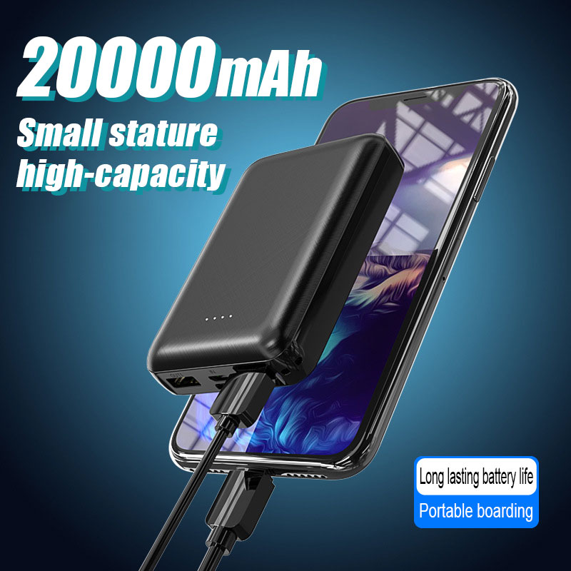 Heated Vest Battery - 20000 mAh Power Bank Draagbare USB-oplader