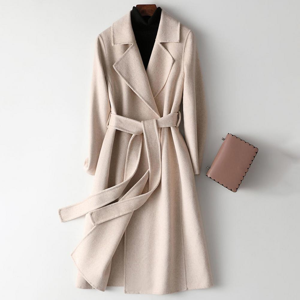 Wool Coat Peacoat - Dames wollen jas, lange wollen peacoat