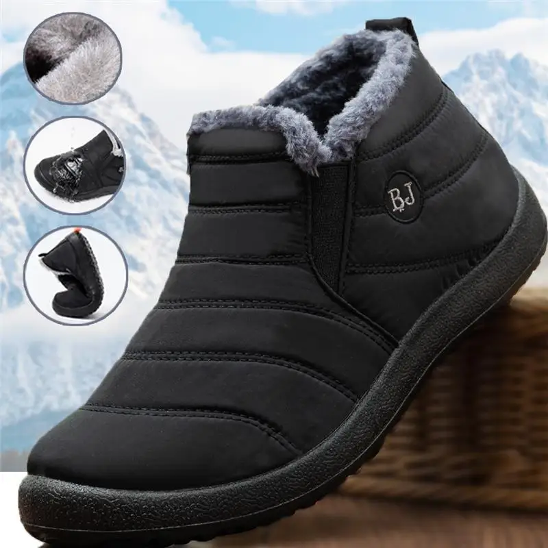 Waterproof Winter Boot - Mode Heren Snowboots Enkelhoge Warme Schoenen