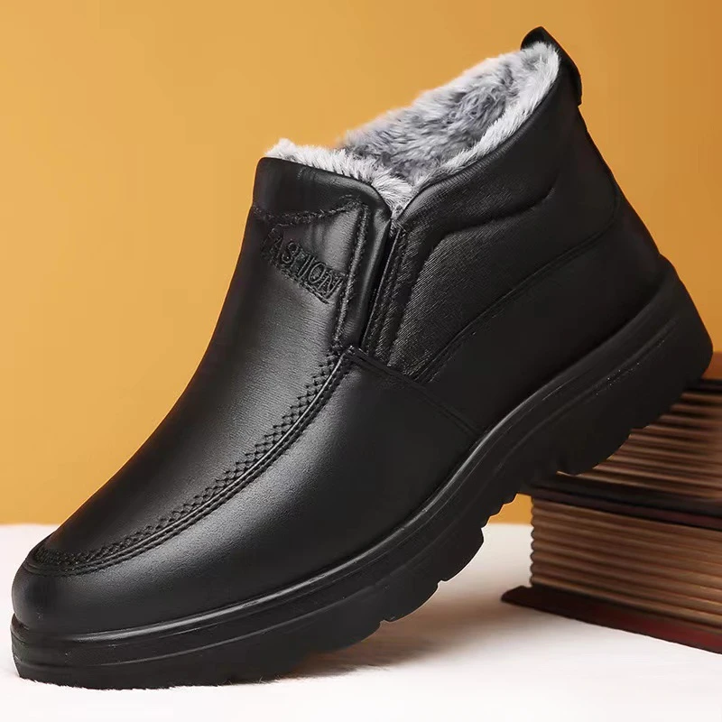 Waterproof Winter Boot - Winter Heren Enkellaarsjes Pluche Warme Antislip