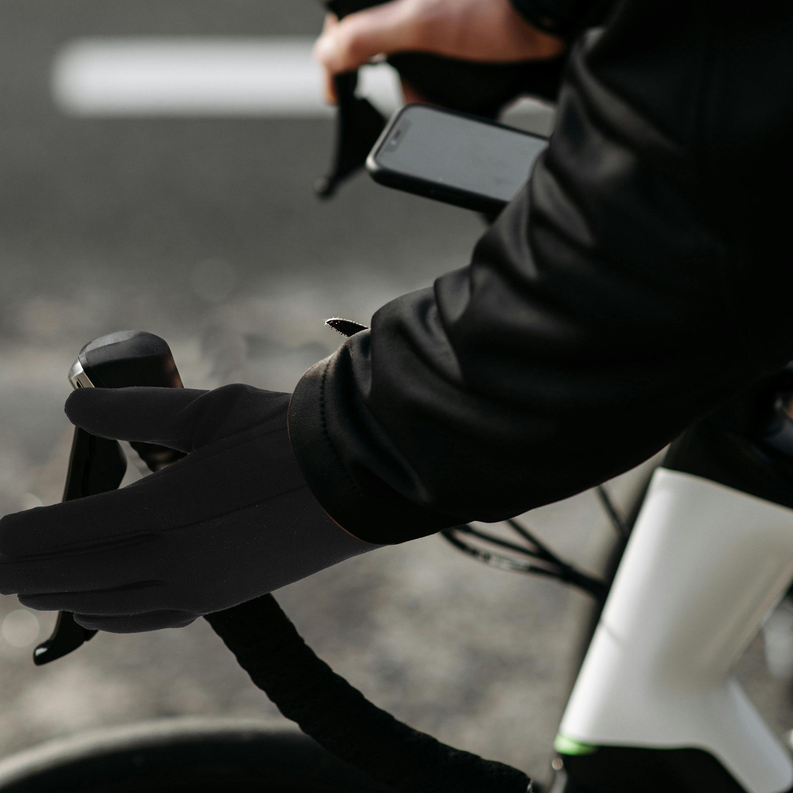 Snow Glove Insulated - Touchscreen dames skihandschoenen zwart geïsoleerd winddicht