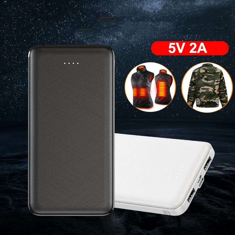 Heated Vest Battery - 5V 2A Power Bank 20000mAh voor