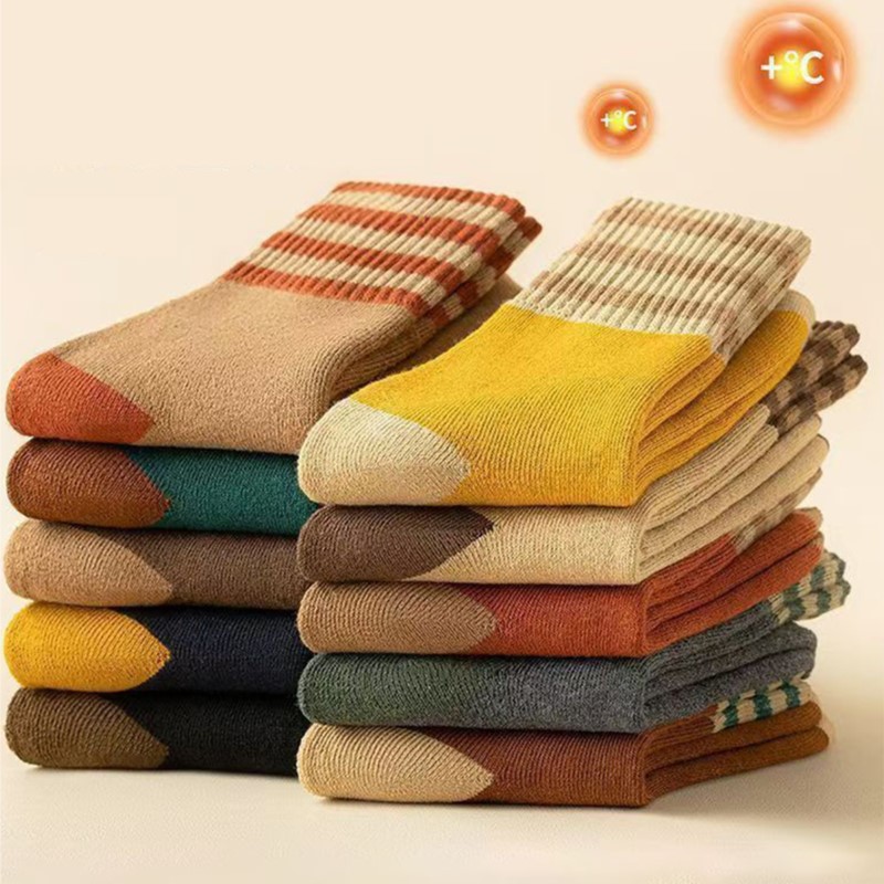 Thermal Sock Wool - Dikke Mid-Tube Sokken Voor Dames Winter