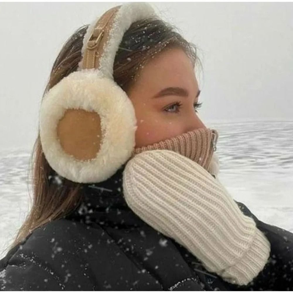 Earmuffs Foldable - Pluche Oorkappen Warmer Opvouwbare Oorbedekking Voor