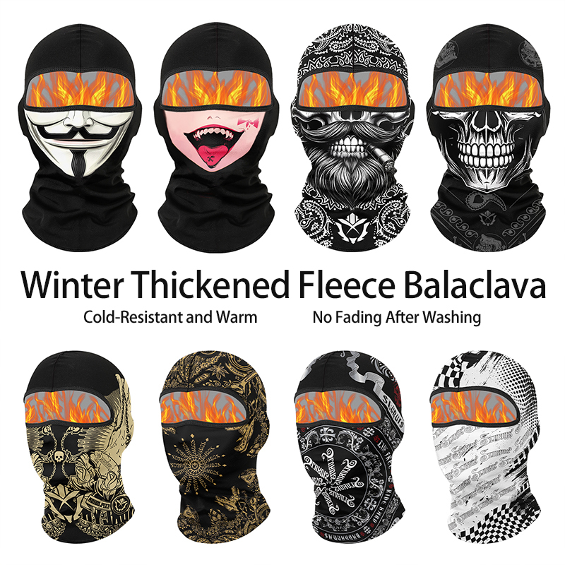 Balaclava Ski Mask - Winter Warm Plus Fluwelen Bivakmuts Motor