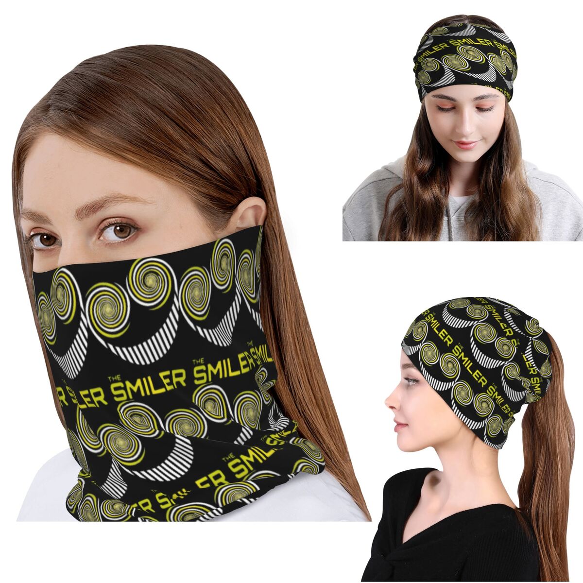 Knit Beanie Hat Warm - The Smiler Alton Towers Merch UK
