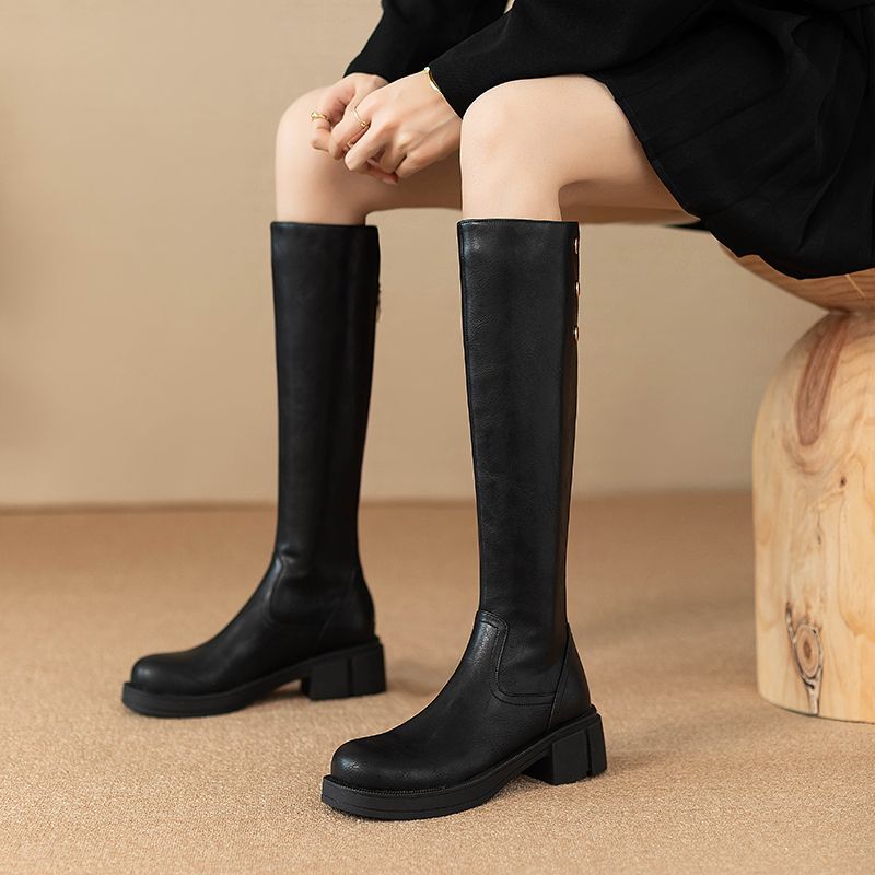 Waterproof Winter Boot - Herfst Winter Middenhak Dames Kniehoge Schacht