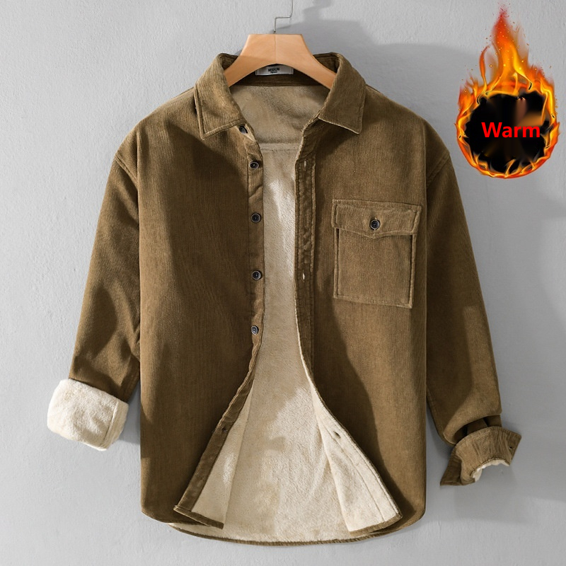 Corduroy overhemdjack voor her - Flannel Shirt Lined recensie en prijs