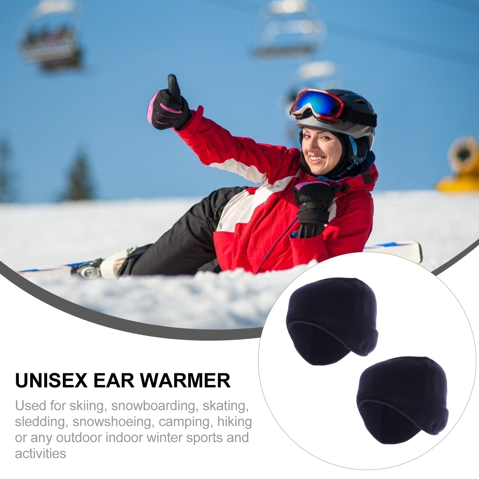 2 stuks winddichte warme hoofd - Fleece Ear Warmer Band recensie en prijs