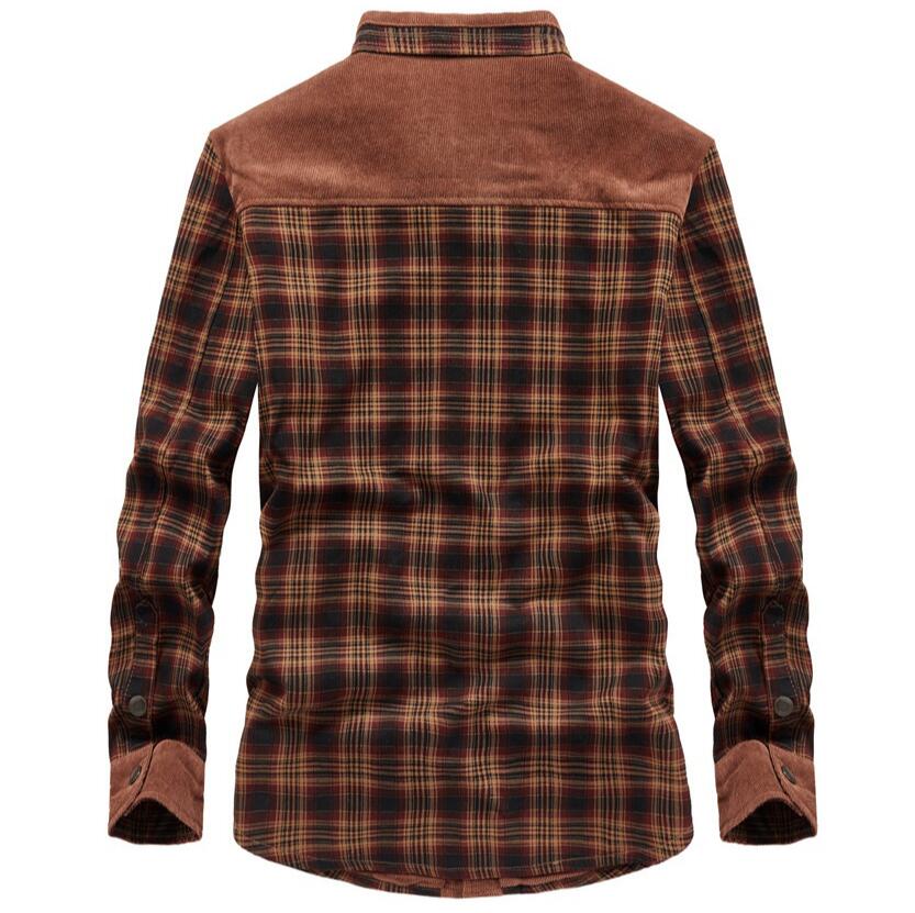 Heren winterjassen winddicht w - Flannel Shirt Lined recensie en prijs