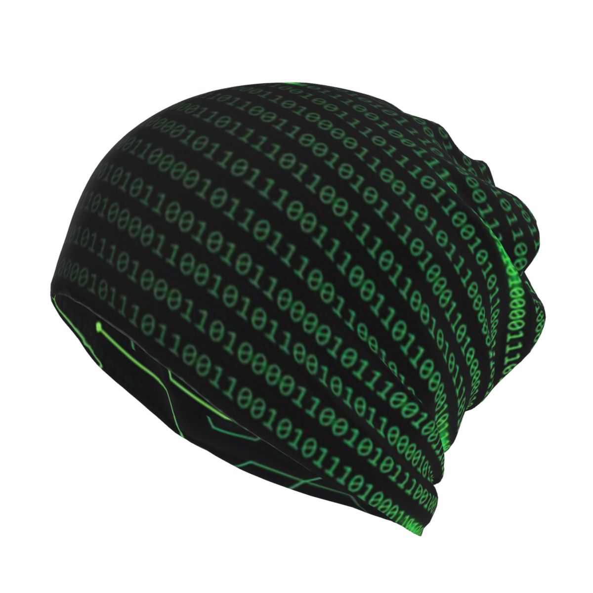 Binaire code binnenin de deken - Knit Beanie Hat Warm recensie en prijs