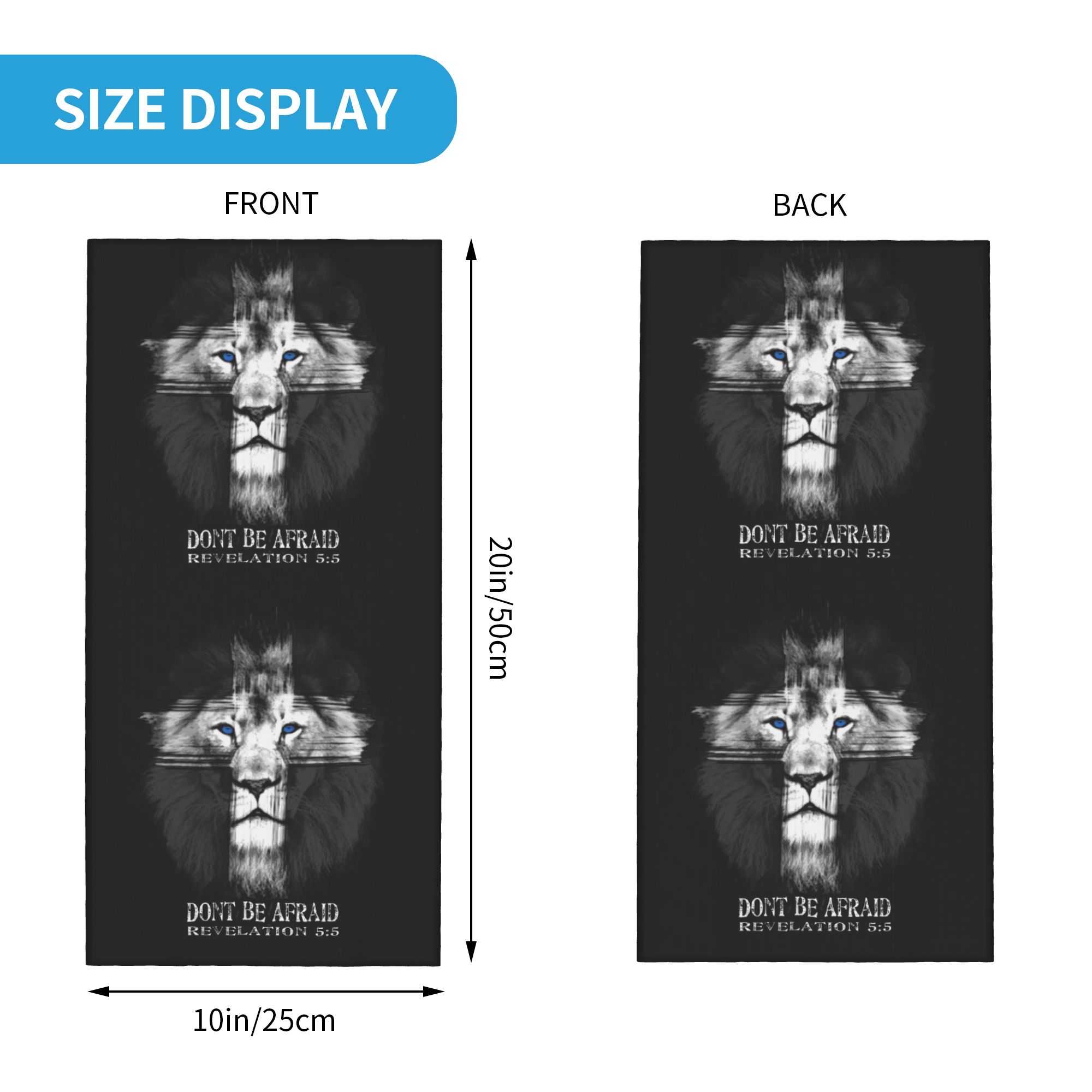 Aangepaste coole leeuw van Jud - Neck Gaiter Fleece recensie en prijs