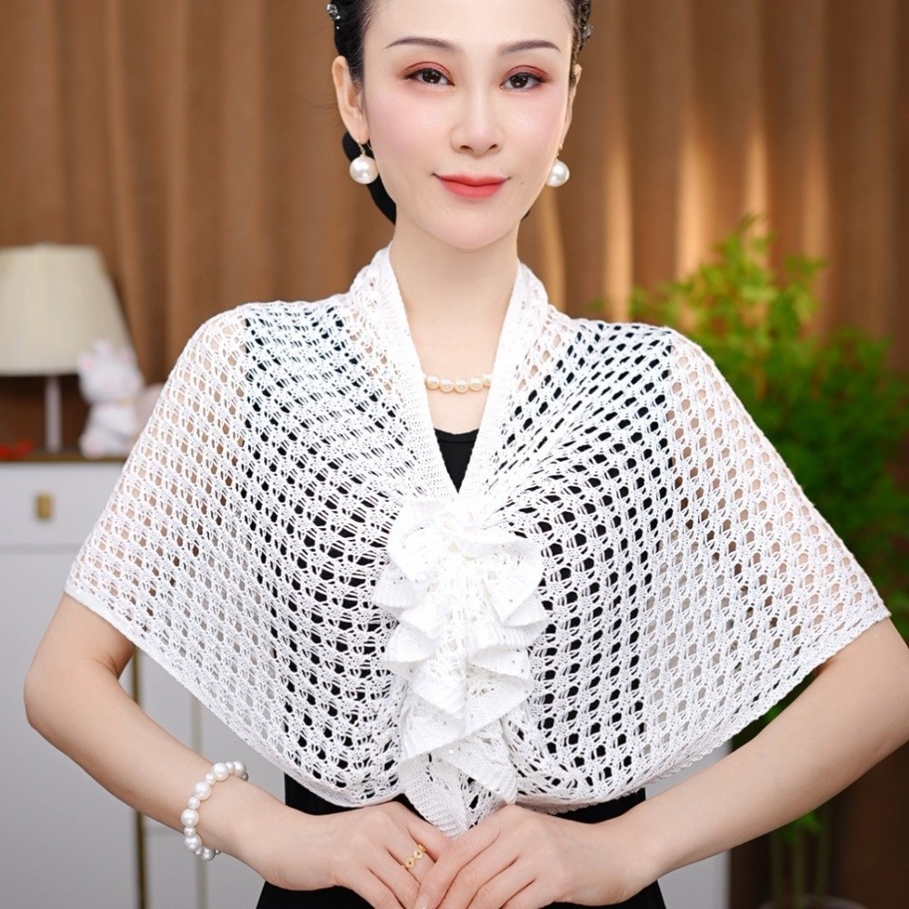 Glinsterend ontwerp, uitgehold - Shawl Wrap Winter recensie en prijs