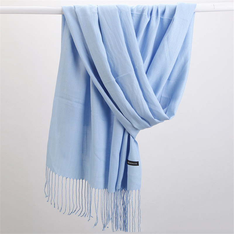 Mode Effen Kleur 2023 Vrouwen  - Cashmere Pashmina Wrap recensie en prijs