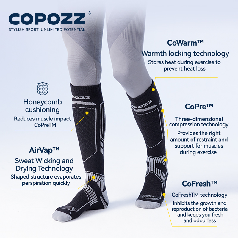 COPOZZ Nieuwe Winter Skisokken - Thermal Sock Wool recensie en prijs