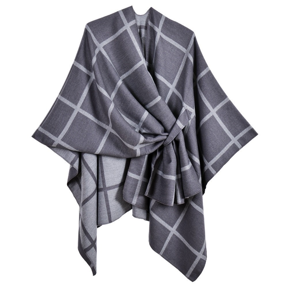 Warme jas Geruit ontwerp Reiss - Shawl Wrap Winter recensie en prijs