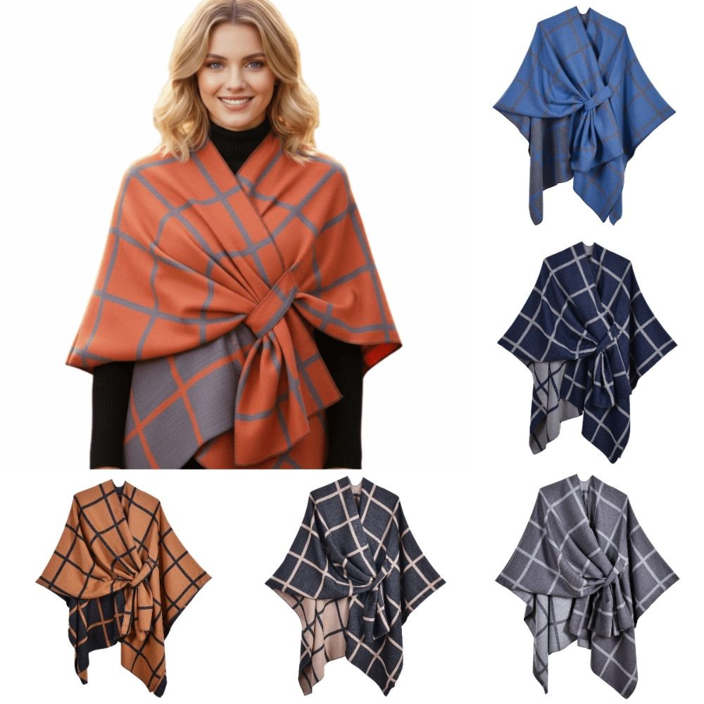 Warme jas Geruit ontwerp Reiss - Shawl Wrap Winter recensie en prijs