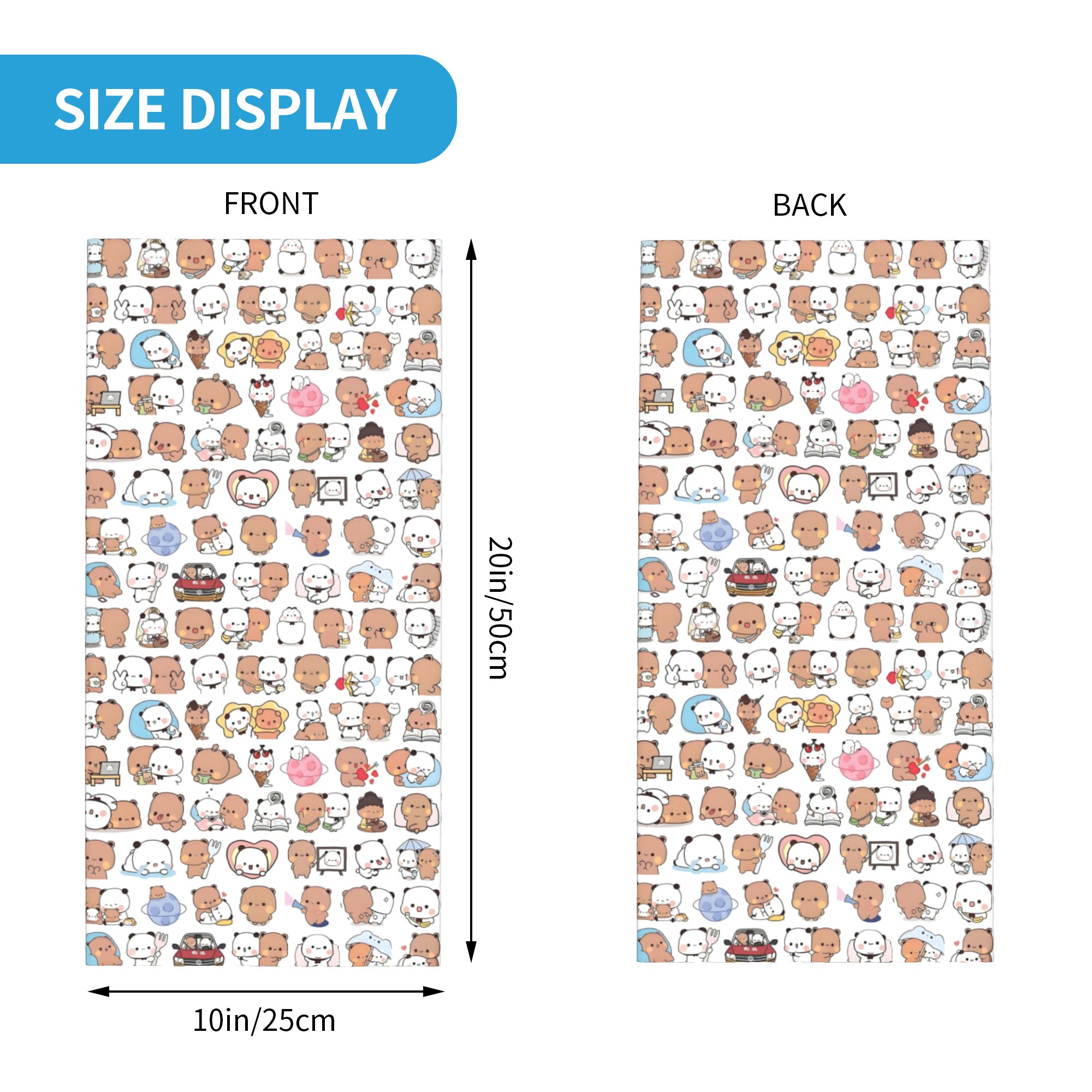 Custom Beer Cartoon Perzik En  - Neck Gaiter Fleece recensie en prijs