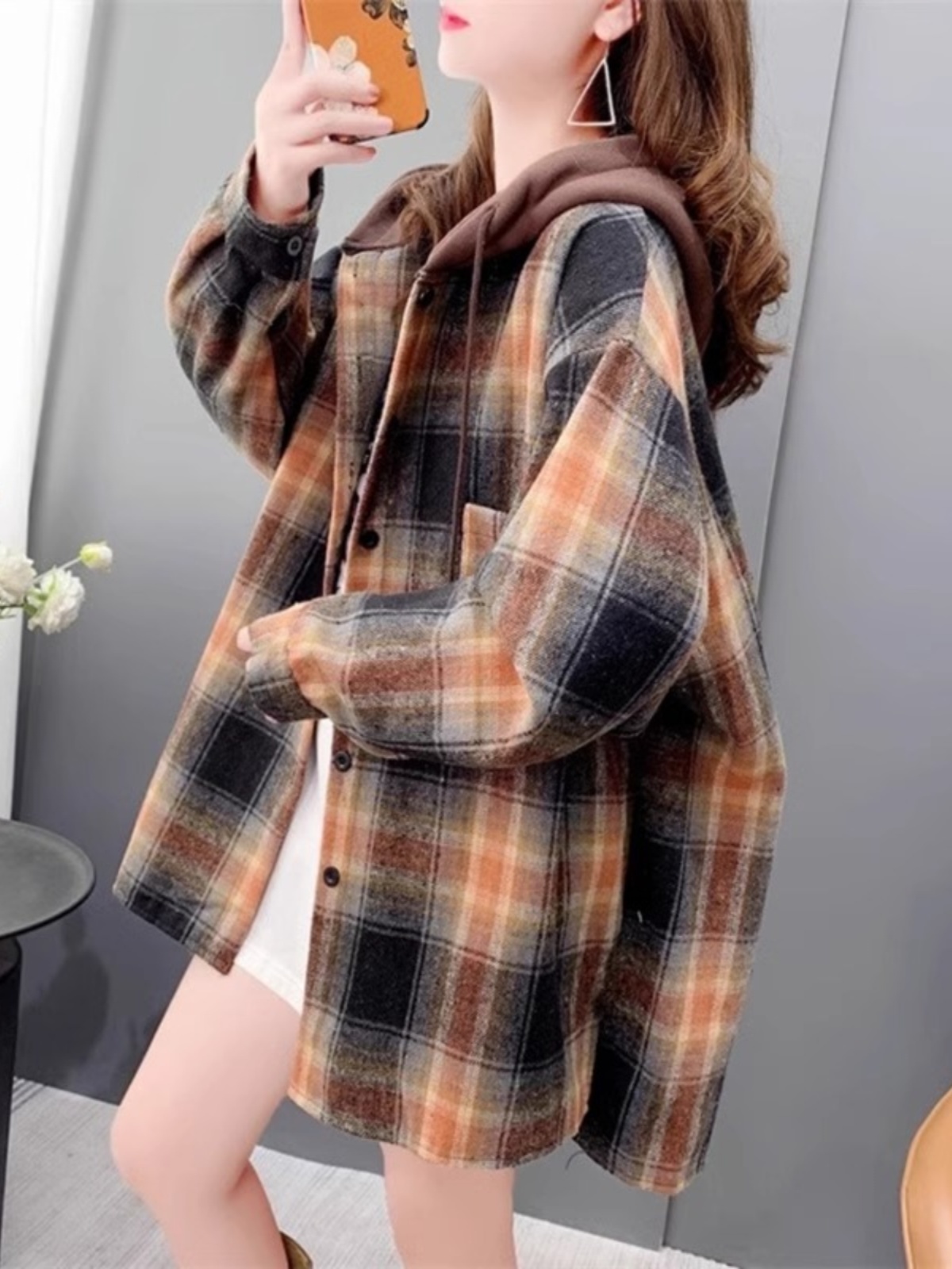 Oversized geruite flanellen ov - Flannel Shirt Lined recensie en prijs