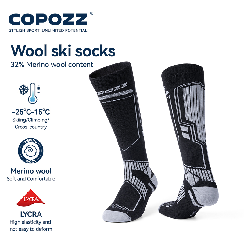 COPOZZ Merinowol Winter Skisok - Thermal Sock Wool recensie en prijs