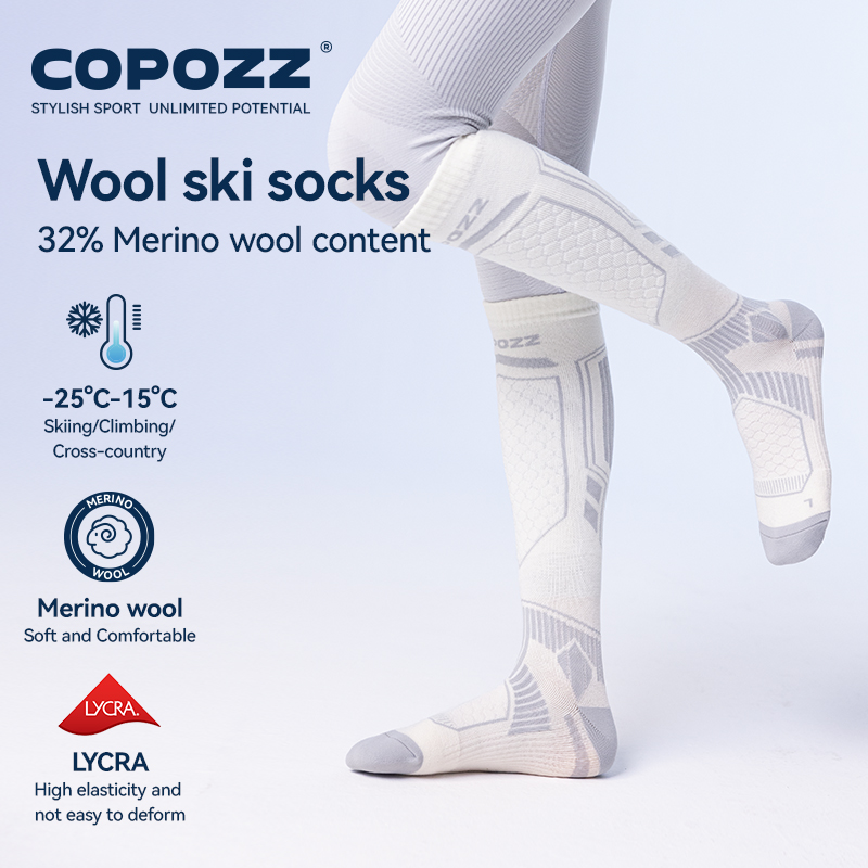 COPOZZ Merinowol Winter Skisok - Thermal Sock Wool recensie en prijs