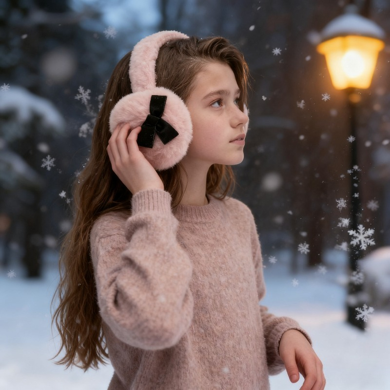 1pc dames winter effen kleur o - Earmuffs Foldable recensie en prijs