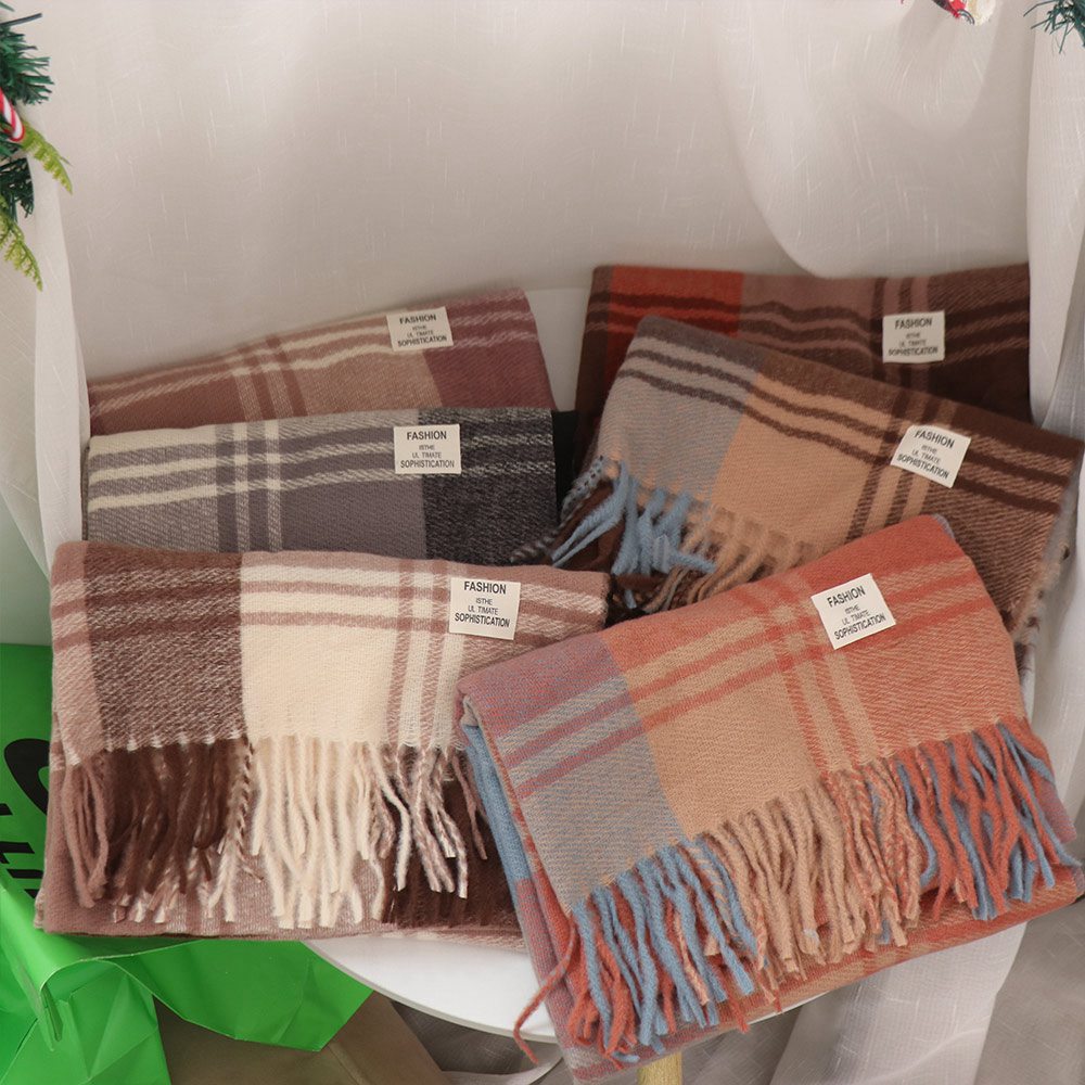 Casual winddichte geruite woll - Wool Scarf Men recensie en prijs