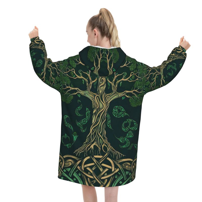 Levensboom Keltisch Patroon De - Sherpa Hoodie Fleece recensie en prijs
