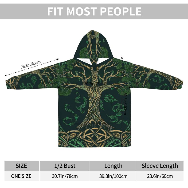 Levensboom Keltisch Patroon De - Sherpa Hoodie Fleece recensie en prijs