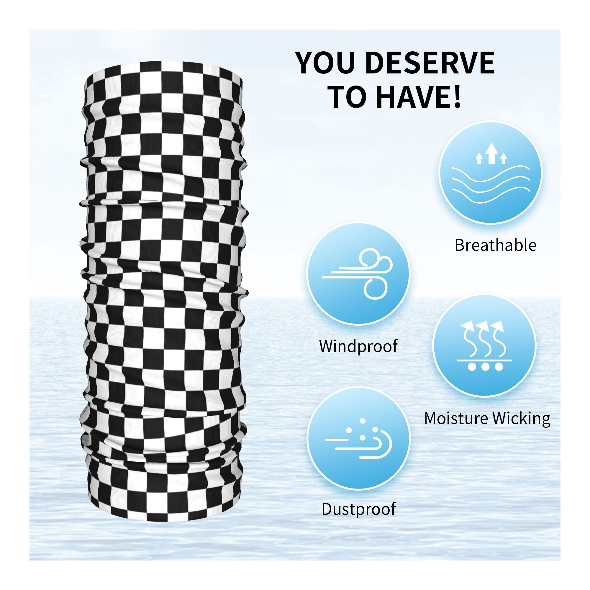 Custom Racing Geruite Motor Ne - Neck Gaiter Fleece recensie en prijs