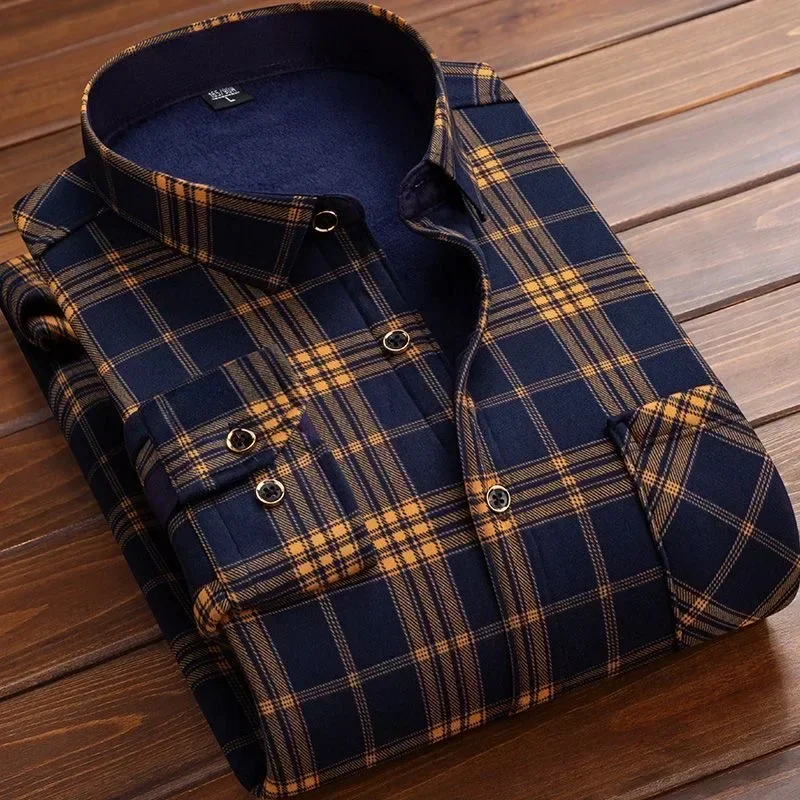 2025, heren winter warme gerui - Flannel Shirt Lined recensie en prijs