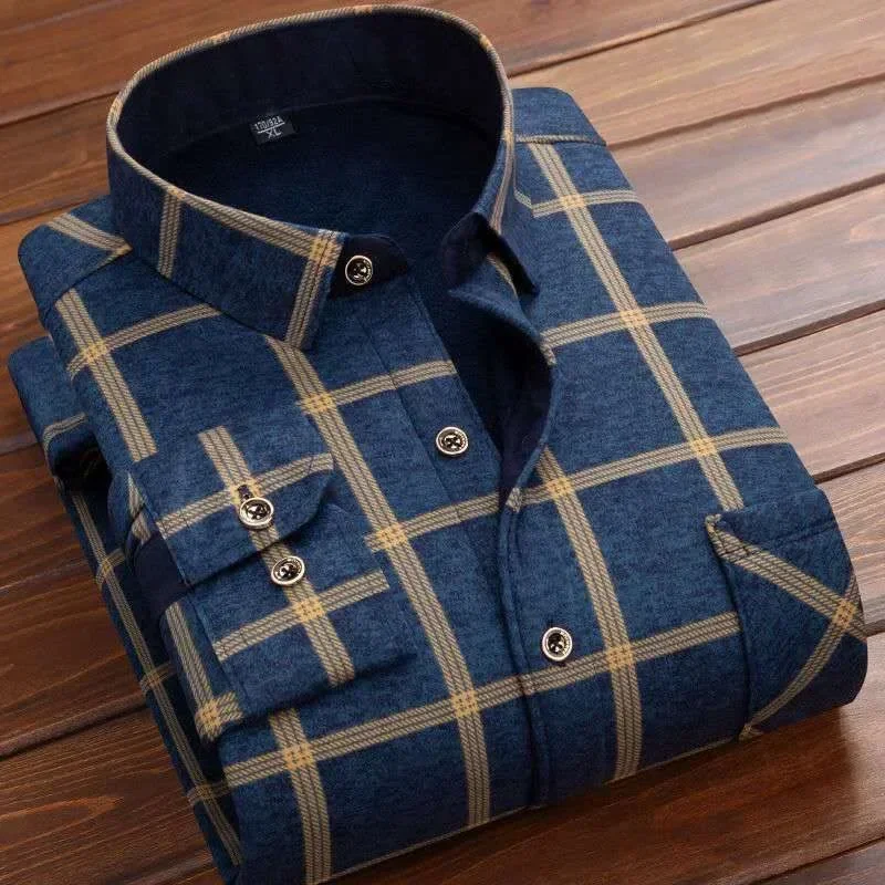 2025, heren winter warme gerui - Flannel Shirt Lined recensie en prijs