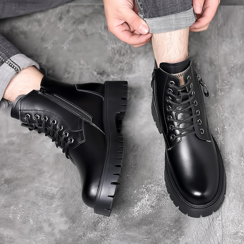 Mannen Klassieke Lederen Laarz - Waterproof Winter Boot recensie en prijs