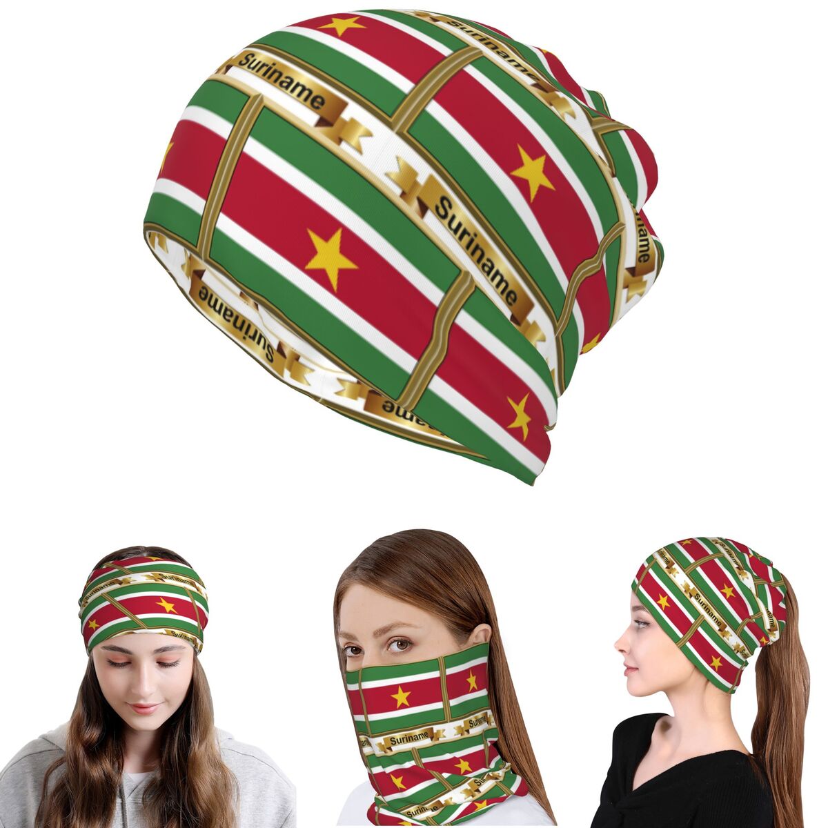Suriname Vlag Producten (N) Ba - Knit Beanie Hat Warm recensie en prijs