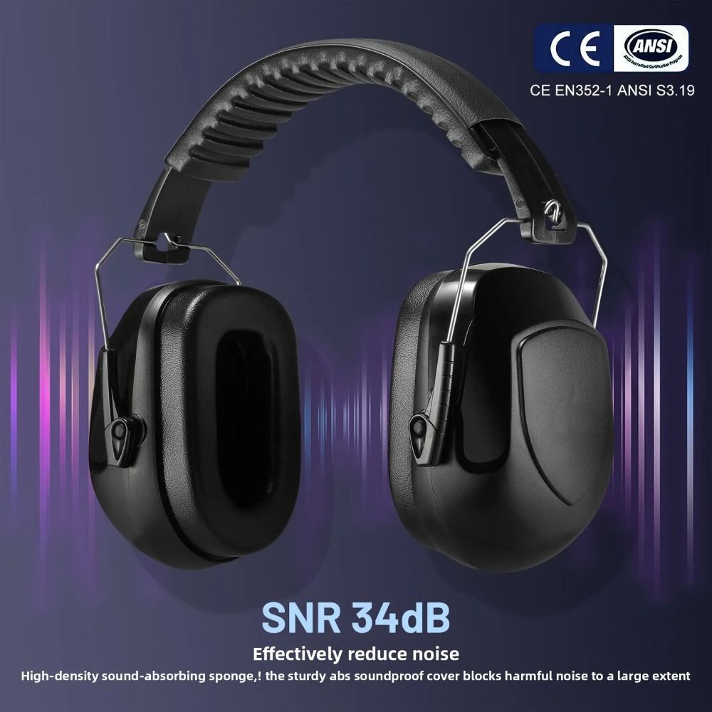 Zware ABS geluidsdichte oorkap - Earmuffs Foldable recensie en prijs