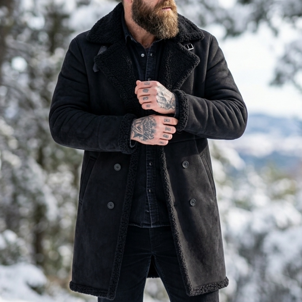 Herenjas van imitatiesuède met - Down Jacket Packable recensie en prijs