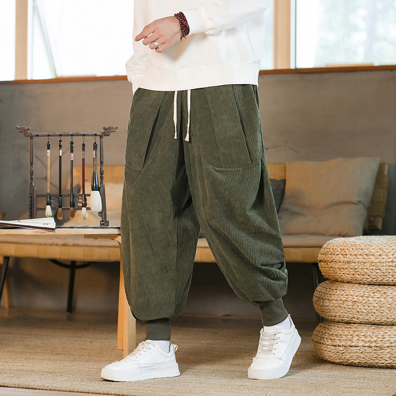 2023 Heren Winter Effen Kleur  - Corduroy Pant Warm recensie en prijs