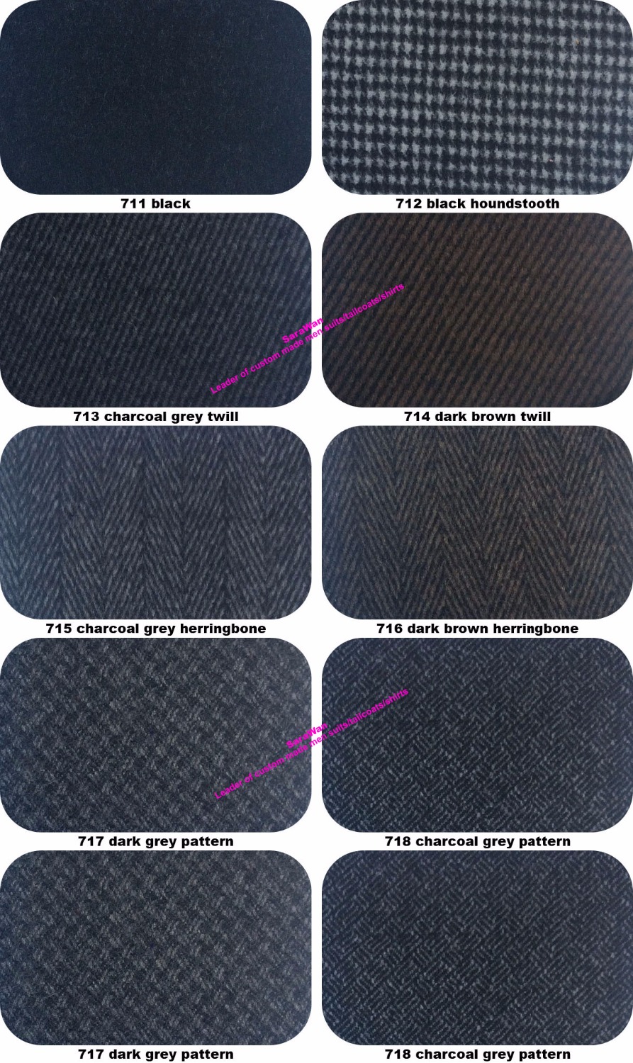 Custom Made Charcoal grijs Pea - Wool Coat Peacoat recensie en prijs
