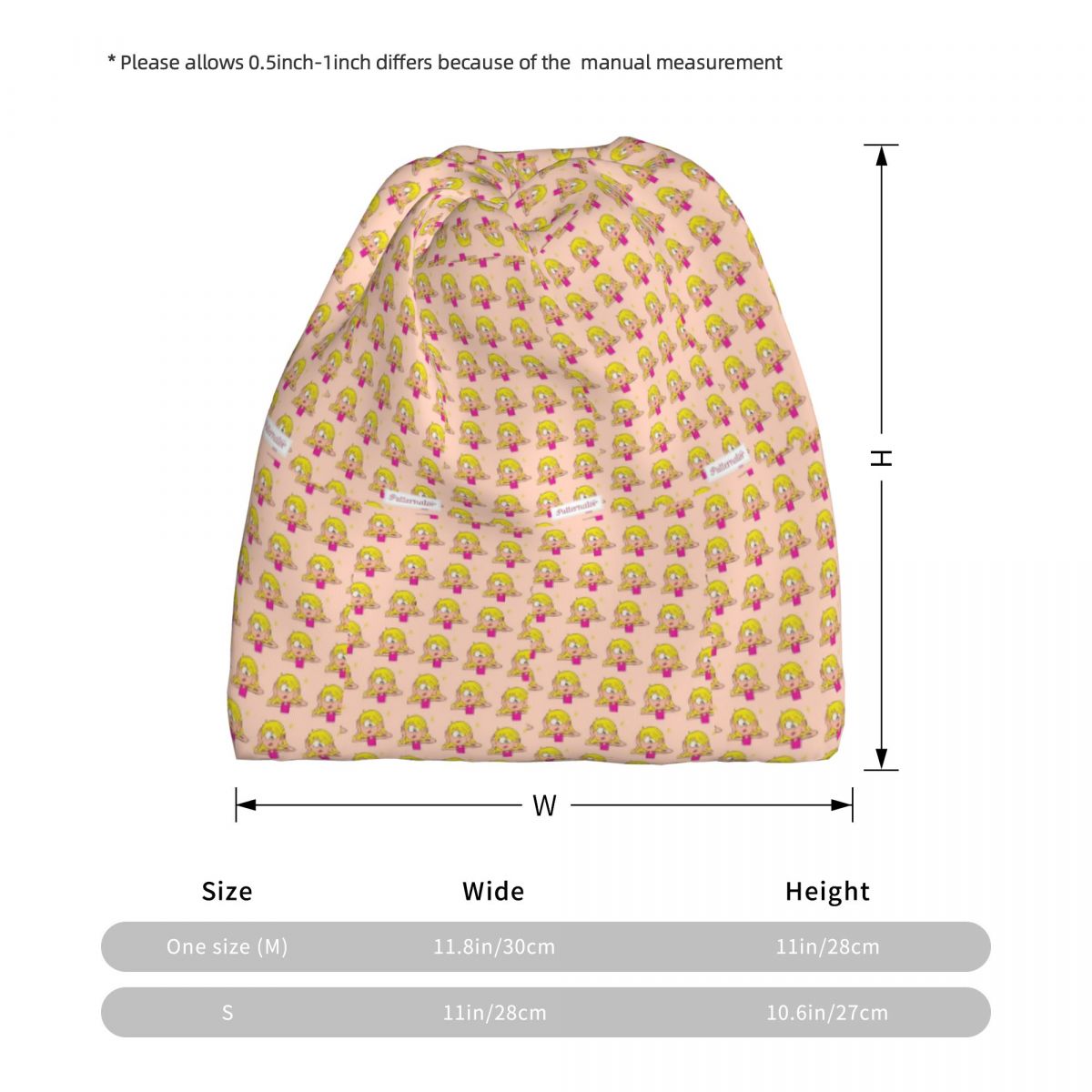 Lizzie McGuire Cartoon Bandana - Knit Beanie Hat Warm recensie en prijs