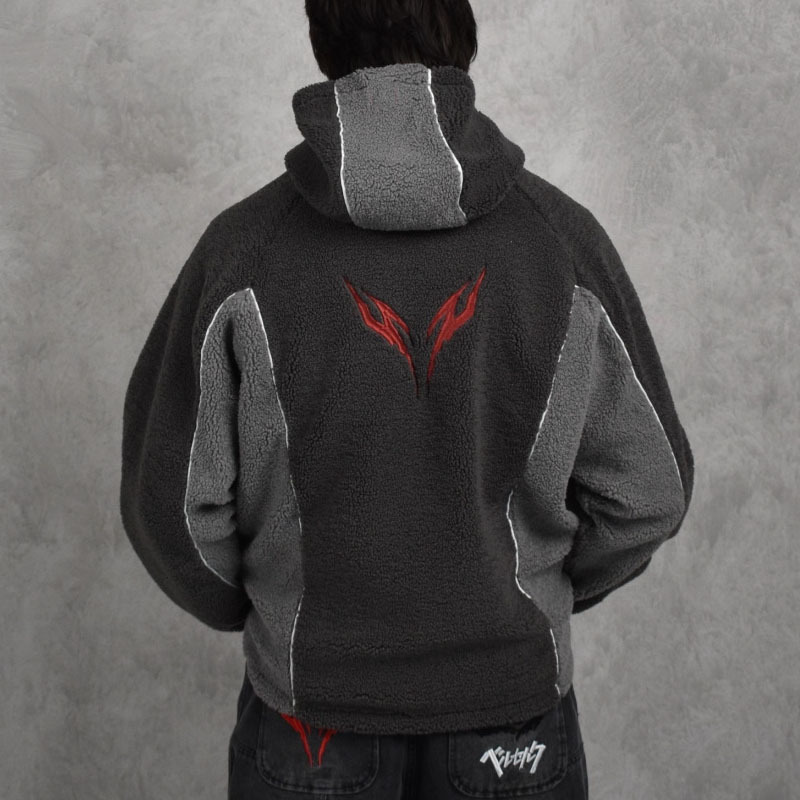 Unisex kleurblokken Sherpa fle - Sherpa Hoodie Fleece recensie en prijs